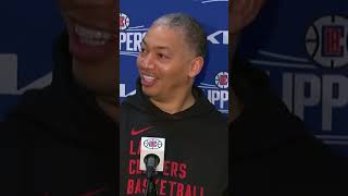 Ty Lue didnt acknowledge the James Harden trade 👀 shorts [upl. by Sterner]