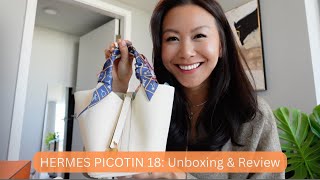 HERMES PICOTIN 18 UNBOXING amp REVIEW  is it worth it price pros amp cons [upl. by Iemaj275]