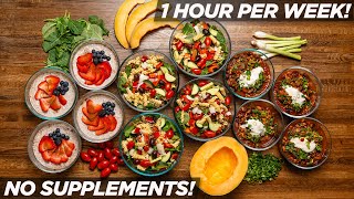 FAST HighProtein Vegan Meal Prep 1 Hour Per Week [upl. by Eenhat]