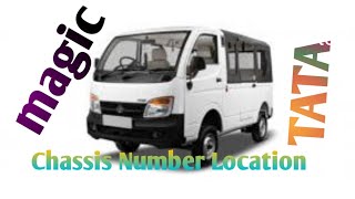 Tata Magic Chassis Number Location chassisnumberlocation [upl. by Rases]