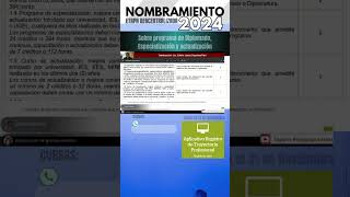 📌☑️ ¿UN SOLO DIPLOMADO REGISTRO DE TRAYECTORIA PROFESIONAL NOMBRAMIENTO DOCENTE 2024 [upl. by Suilmann]