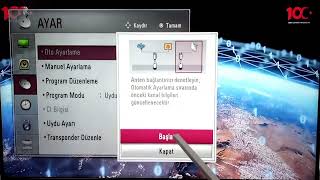 LG tv Hotbird uydu ekleme frekans ayarlama 📺 [upl. by Sitra]