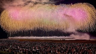 Amazing 100 shots at the same time 12inch fireworks [upl. by Itsud]