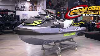 2024 SeaDoo RXT®X® 325 Ice MetalMantaGreen Walkaround Review [upl. by Solracsiul]