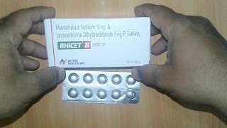 Rhicet M Tablet uses composition side effects precaution dosage amp review in Hindi [upl. by Wiatt]