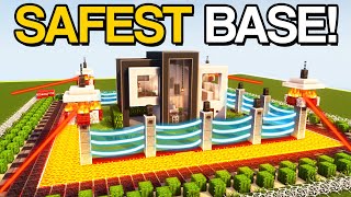 This is the WORLDS Safest Base in Minecraft [upl. by Dnaltroc362]