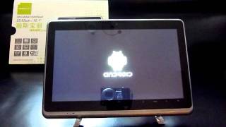 Booting HANNSpad SN10T2 Android Tablet part2 BESTMID [upl. by Llertram771]