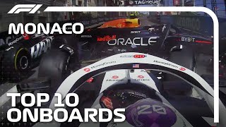 Ocon amp Gaslys Dramatic Collision And The Top 10 Onboards  2024 Monaco Grand Prix  Qatar Airways [upl. by Norvil449]