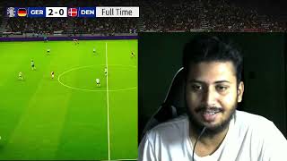 Germany vs Denmark  UEFA Euro Cup 2024  eFootball Pes 21 Gameplay PLSL 129 [upl. by Akilaz]