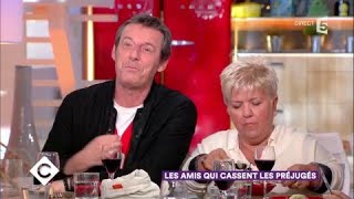 JeanLuc Reichmann et Mimie Mathy au dîner  C à Vous  10012018 [upl. by Ainelec]