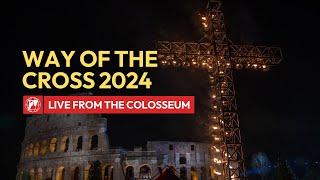 LIVE from the Colosseum  Way of the Cross  March 29th 2024 [upl. by Aliemaj356]