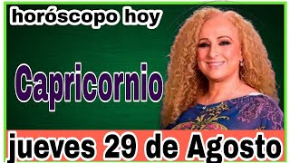 horoscopo de hoy Capricornio  Horóscopo Diario  Capricornio  29 de agosto de 2024 [upl. by Bernetta]