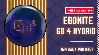 Ebonite Gamebreaker 4 Hybrid  Bowling Ball Review  House Shot Killer [upl. by Brina386]