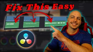 Davinci Resolve  All Tracks Made Same Volume Instantly Normalizing Audio Tracks [upl. by Belden]