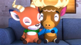 Beau and Erik listen to each others bellies Animal Crossing SFM [upl. by Ahsetel119]