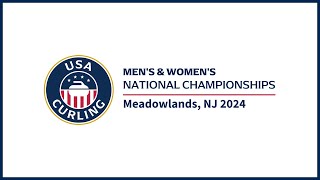 Delaney Strouse vs Christine McMakin  Draw W7  USA Curling National Championships B [upl. by Benildis]