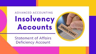 Insolvency Accounts  Statement of Affairs  Deficiency Account  Advanced Accounting  Md Azim [upl. by Pratt]