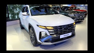 New HYUNDAI TUCSON 2024 Facelift  First Look Reveal  CarCurtain  India [upl. by Narmak774]