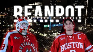 BU Battles Northeastern For Ultimate Boston Hockey Bragging Rights  Dunkin Beanpot Championship [upl. by Herman]