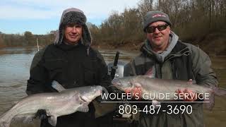 Fishing for winter catfish on the Wateree River [upl. by Nywloc]