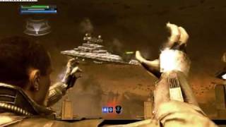 Star Wars The Force Unleashed  Star Destroyer Walkthrough Part 1 PC [upl. by Notsirb]