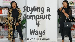 STYLING A JUMPSUIT4 OUTFIT IDEAS HOW TO STYLE A JUMPSUIT [upl. by Shaum]