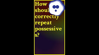 2 is correct and 1 is incorrect This is because without the possessive s there is no shorts [upl. by Eli]