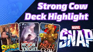 This Strong Guy Hell Cow deck was a SWEET Surprise  Marvel SNAP Deck Highlight [upl. by Bourque]