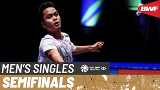 YONEX All England Open 2024  Anthony Sinisuka Ginting INA 5 vs Christo Popov FRA  SF [upl. by Blanch]