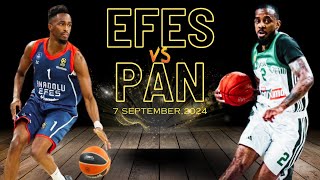 Anadolu Efes vs Panathinaikos BC  Friendly Game Highlights  07 September 2024 [upl. by Atsyrhc]