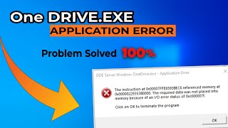 One driveexe Application Error DDE Server Windows Problem Solved 100 [upl. by Edythe]