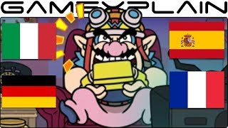 WarioWare Gold in 5 Different Languages Voice Acting Comparison [upl. by Wonacott]