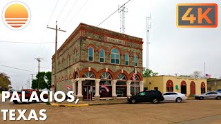 Palacios Texas 🚘 An UltraHD 4K Real Time Driving Tour of a Town on the Gulf Coast Texas USA [upl. by Sibyl]