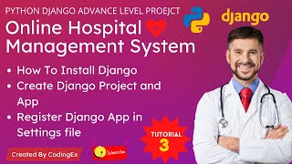 How To Install Django  Create Django Project and App  Register Django App in Settings file  Hindi [upl. by Willdon]