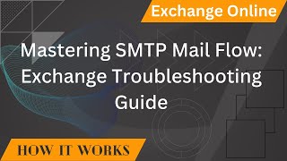 Mastering SMTP Mail Flow Exchange Troubleshooting Guide  Exchange Online [upl. by Reynold]