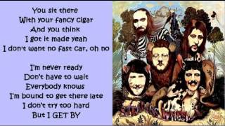 Stealers Wheel  I Get By   lyrics 1972 [upl. by Trixi]