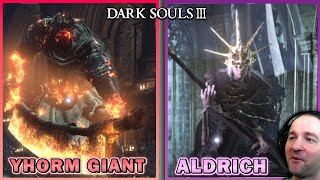 Aldrich And Yhorm The Giant  Dark Souls 3  Part 9 [upl. by Eceinahs]