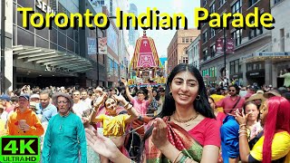 【4K】TORONTO GRAND PARADE ON YONGE STREET  FESTIVAL OF INDIA  TORONTO WALK [upl. by Einahpet]