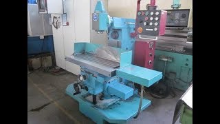 KUNZMANN UF8 3 Universal Milling Machine [upl. by Aluap484]