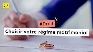 Choisir votre régime matrimonial [upl. by Farl]