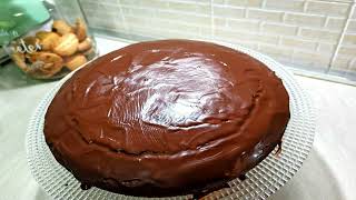 TORTA AL CIOCCOLATO CON GLASSA [upl. by Chelsey]