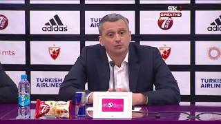 Izjava Dejana Radonjica posle utakmice Crvena ZvezdaOlympiacos 22022017 HD [upl. by Spada254]