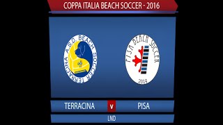 COPPA ITALIA BEACH SOCCER 2016 TERRACINAPISA [upl. by Hachmann833]