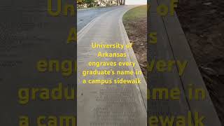 University of Arkansas campus sidewalks [upl. by Akirre971]