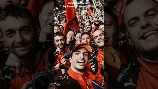 Carlos Sainzs journey with ferrari f1 team ❤️‍🩹  Carlos Sainz Ferrari carlossainz trending [upl. by Mad]