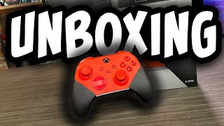 Whats Inside  Xbox Elite 2 Wireless Controller Core Red Unboxing [upl. by Otsirc230]