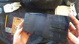 Black Wood Dye Used To Make A Very Clean Black Wood Stain [upl. by Atinihc91]