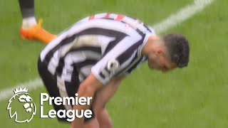 Fabian Schar own goal doubles Arsenal lead over Newcastle United  Premier League  NBC Sports [upl. by Ardnu]