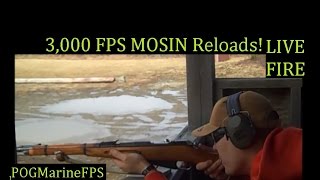 The AK Bullet Mosin Reloads at 3000 FPS LIVE FIRE WHAT [upl. by Ailaza]