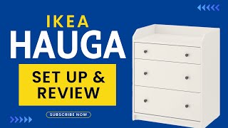 Hauga chest of 3 drawers assembly instructions hauga ikea [upl. by Netnerb75]